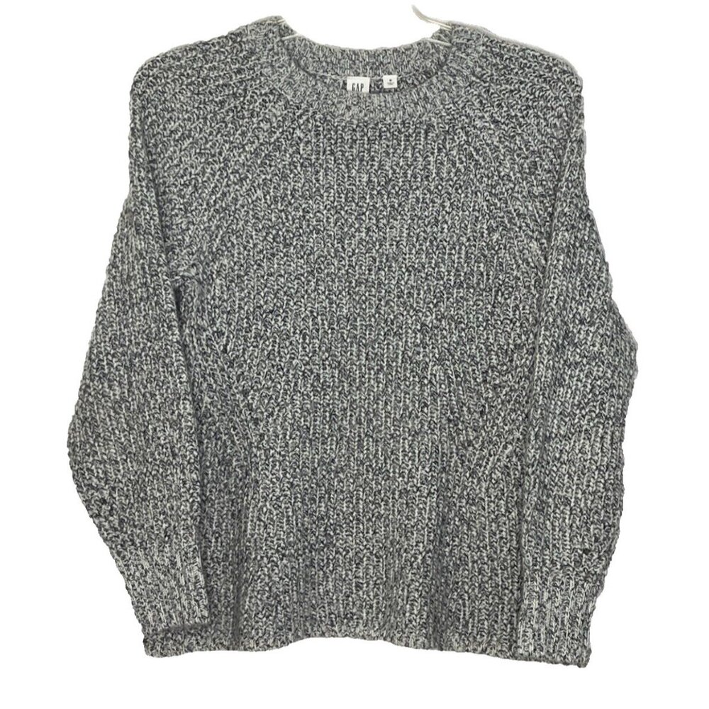 GAP Women’s Sweater Sz M Super Soft Gray Cotton & Polyester Pullover
